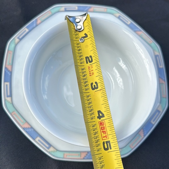 CHRISTOPER STUART FINE CHINA SOUTHWEST DESIGN 22 PIECE DINNER SET PLATES - Picture 11 of 11